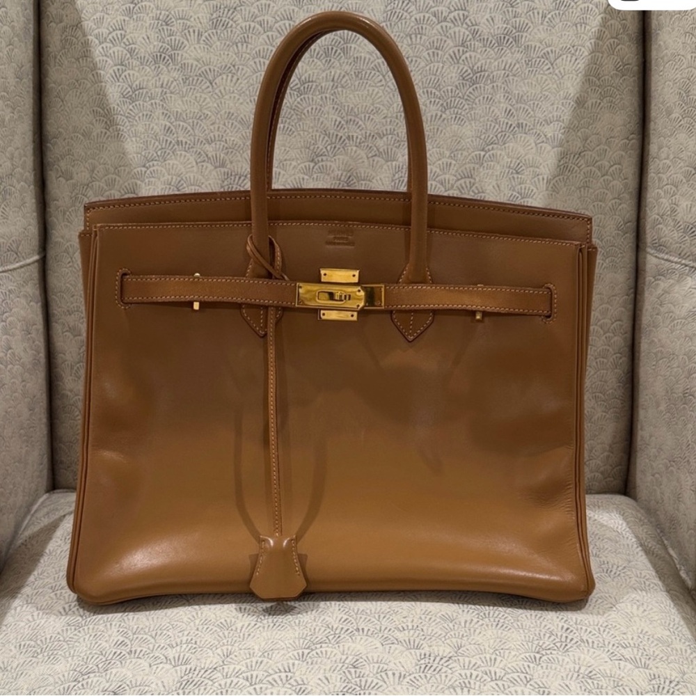 Authentic Hermes Golden Tan Birkin Tote - Posh Authenticated